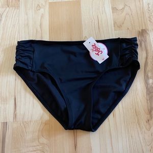 Justice black bikini bottoms
